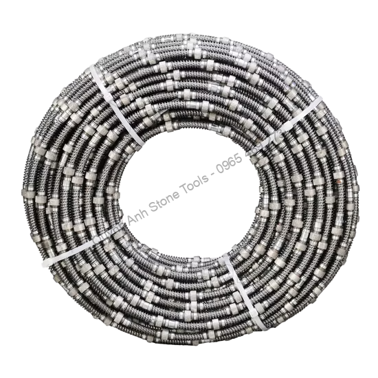 Dây cắt đá tự xâu hạt dùng cho đá marble - Ảnh 3