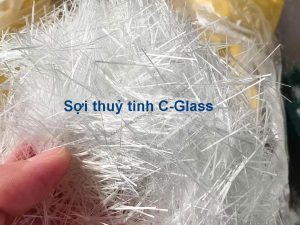 Sợi thuỷ tinh vụn C-Glass 20mm