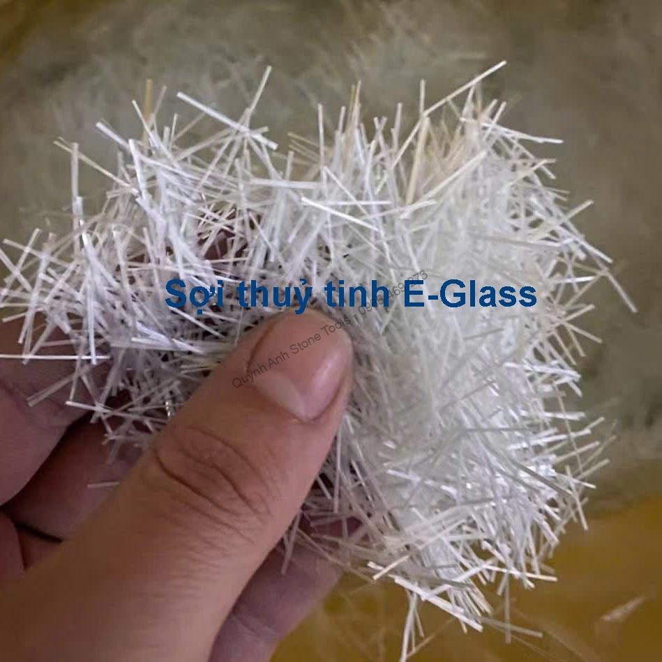 Sợi thuỷ tinh vụn E-Glass 20mm